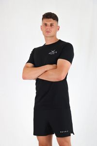 Mens T Shirts: Oxyfit Boxing Icon T-Shirt - True Black