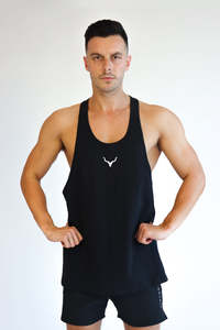 Oxyfit Mens Focus Stringer - True Black