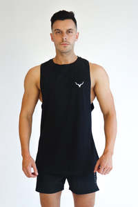 Mens Tanks: Mens Mercenary Tank - Ox Logo