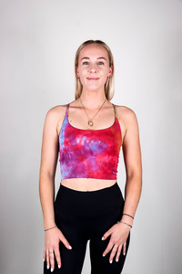 Women's Tie Dye Crop - Kaleidoscopic