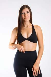 Oxyfit Lust Twist Crop - Carbon Black