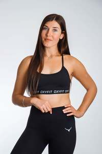 Womens Sports Bras: OxyElite Sports Bra - True Black