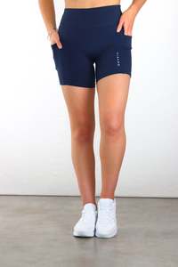 Womens Shorts: Stealth Shorts With Pockets | Midnight Blue