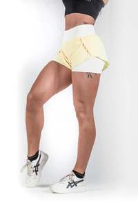Womens Tempo Shorts | Citrus Lemon
