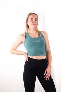 Oxytech: Womens OXYTECH Fitted Tank - Iris Teal
