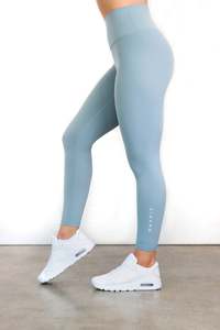 OXYTECH Womens Leggings | Micro Logo - Baby Blue