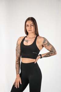 Oxytech: OXYTECH Sports Bra V2 - Ash Black