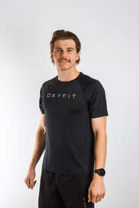 Mens Activewear Sale: Mens Oxyfit Endura Tee - Opal Black
