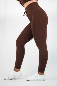 Hype: Hype Ribbed Tights - Double Chocolate