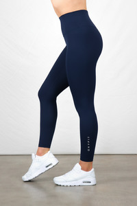 OXYTECH Womens Leggings | Micro Logo - Navy Blue