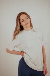 Products: The Boyfriend Tee - Cloud Marle