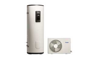 Products: Haier Split System 276l Hot Water Heat Pump