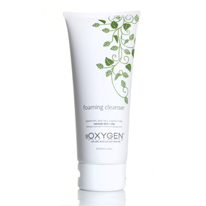 Oxygen Skincare Foaming Cleanser 200ml | Gentle for Sensitive & Teen Skin