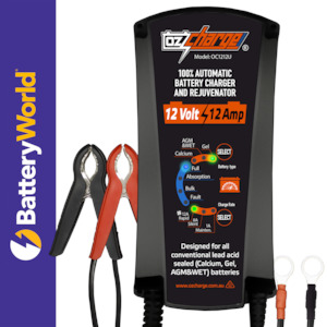 Car Battery Chargers: 12V 12A Battery Charger and Maintainer