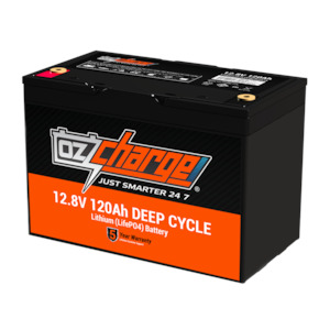 Caravan Batteries: 12V 120Ah Lithium LifePO4 Deep Cycle Battery