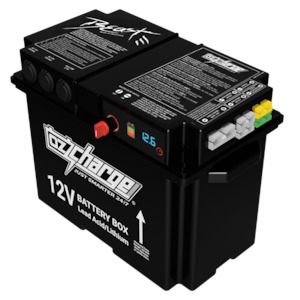 Battery Boxes: 12V Beast Battery Box with 30A DC DC / Solar MPPT Charger