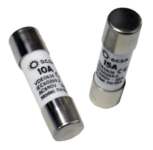 Fuses And Housings: 10 x 38mm Fuses