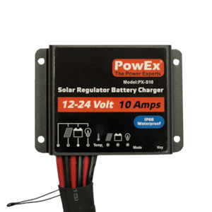 Marine: 12/24V 10A Solar Controller with Load Control - IP68