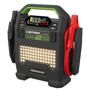 LOKITHOR "The Big Dog" 12V @ 10000A 24v @ 5000 Truck Jump Starter + USB Power Ba&hellip;