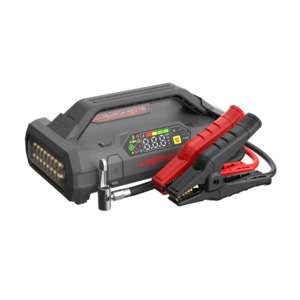 Recreational: LOKITHOR Essential 4-in-1 Multifunction Rescue Jump Starter Pack 2500A @ 12v + Digital Air Pump Compressor + LED Torch + USB Power Bank