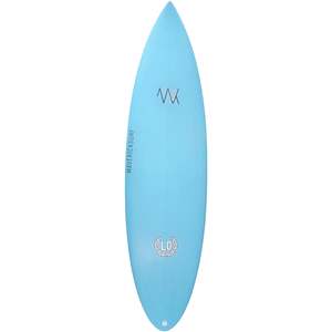 Surfboards: Luke Dorrington - 6'0 - Short Light Blue Spray