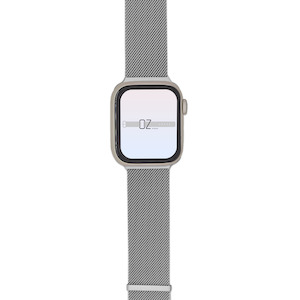 Apple Watch: Silver Milanese Loop Apple Watch Band