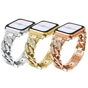 Stainless Apple Watch: Rhinestone Bracelet Apple Watch Band