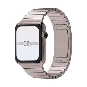 Stainless Apple Watch: Rose Gold Ceramic Stainless Steel Apple Watch Band