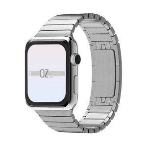 Stainless Apple Watch: Silver Titanium Ceramic Stainless Steel Apple Watch Band
