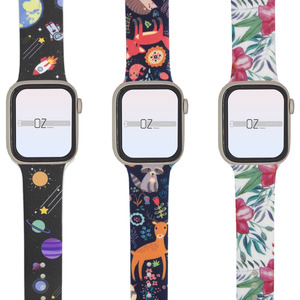 Silicone Apple Watch: Themed Silicone Apple Watch Band