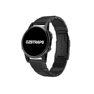 Garmin 26mm Quickfit Stainless: Black Ceramic Stainless Steel Garmin Fenix 6X / 7X / 8 (51MM) Band