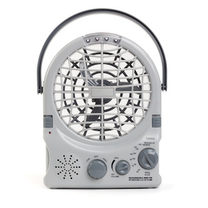 Companion: Rechargeable Fan & Radio