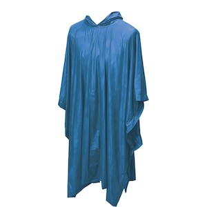 Camping Accessories: Vinyl Poncho Adult Navy