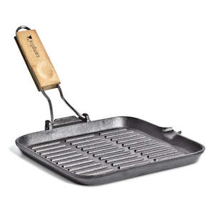 Gifts Under 20: 24cm Square Grill Frypan Folding Handle