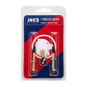 Wheels Tyres: Joe's TubelessValves 48mm