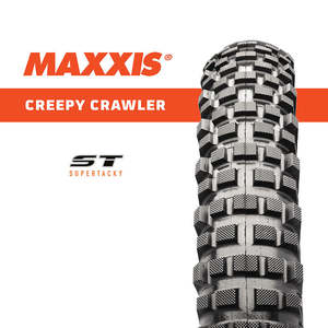 Grom: Maxxis Creepy Crawler tyre
