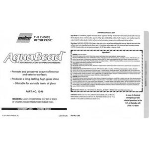 Aqua Bead Secondary Label