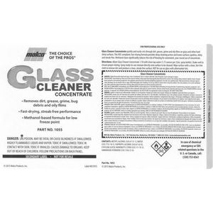Tools & Accessories: Glass Cleaner Secondary Label