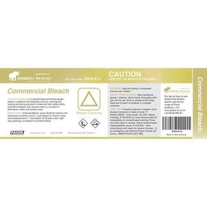 Gr Half Label K12 Commercial Bleach