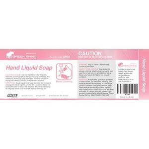 Tools & Accessories: Green Rhino® Half Label Hand Liquid Soap