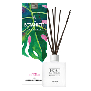 Products: Pink Lily Room Diffuser - Banks & Co. Botanicals — We create luxury skincare, room fragrance and candles. . for your skin and home. Care for your skin with lotion, wash, handcream and soap enriched with Manuka Honey. Available online or at selected New