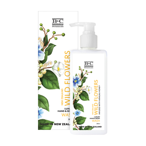 Products: NZ Wild Flowers WASH 300ml - Banks & Co. Botanicals — We create luxury skincare, room fragrance and candles. . for your skin and home. Care for your skin with lotion, wash, handcream and soap enriched with Manuka Honey. Available online or at selected N