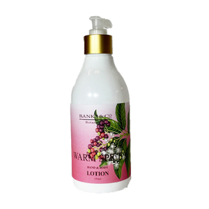 Products: Warm Spice LOTION 350ml - Banks & Co. Botanicals — We create luxury skincare, room fragrance and candles. . for your skin and home. Care for your skin with lotion, wash, handcream and soap enriched with Manuka Honey. Available online or at selected New
