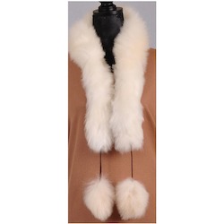 Accessories: Auskin Alpaca Pompoms Scarf Assorted Colours