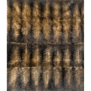 Possum: Possum Fur Classic Throw 1.6m x 1.8m (32 Skins) - Natural Brown