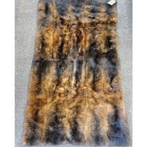 Possum: Possum Fur Classic Throw 1m x 1.8m (20 Skins) - Natural Brown