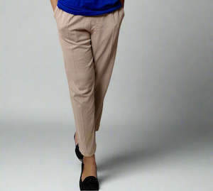 Modern Ankle-Length Polyester Blend Pants – Drawstring Closure, Casual Wear