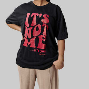 Oversized Cotton Blend T-Shirt