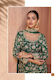 Emerald Green Designer Chinon Kurti with Palazzo & Dupatta – Festive & Wedding Wear Set