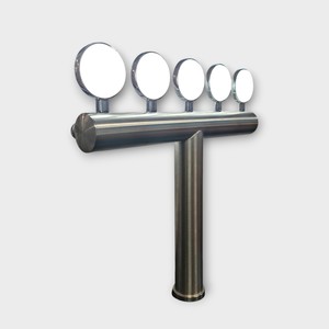 Manly 5-Way Recirc Brushed S/S 5-LED